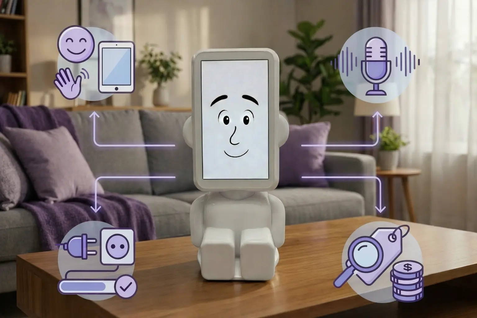 Buddy AI assistant device with four integrated modules and pricing overview