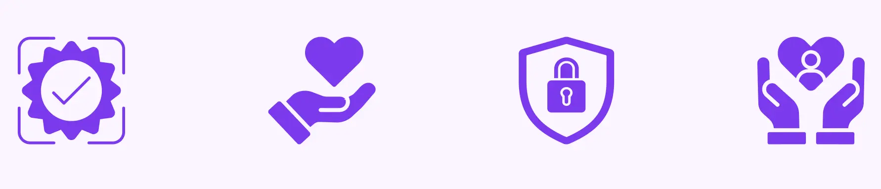 Privacy and security icons for the Buddy AI assistant
